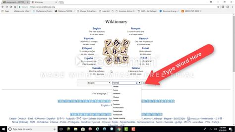 video wiktionary|Wiktionary.